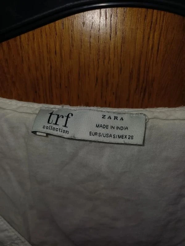 Blusa bordada em algodão da marca Zara tamanho 36 – photo 4